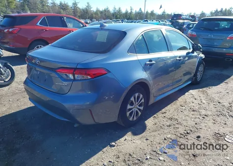 2021 Toyota Corolla Hybrid Le z USA, uszkodzony, nr VIN JTDEAMDE7MJ018687